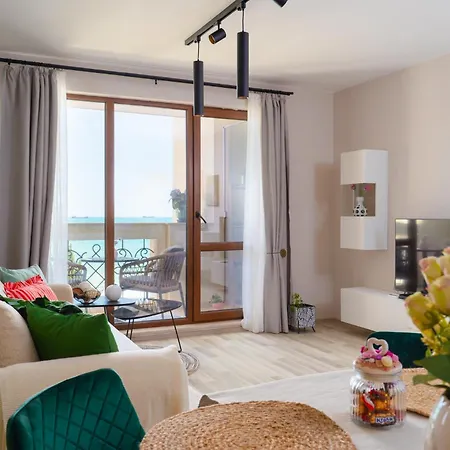 Poemia- Sea View, Free Parking, Complex Carpe Diem Lägenhet *